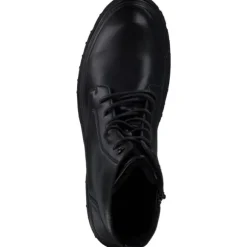 Tom Tailor 4295201, Schnürstiefeletten, Damen, Black Black