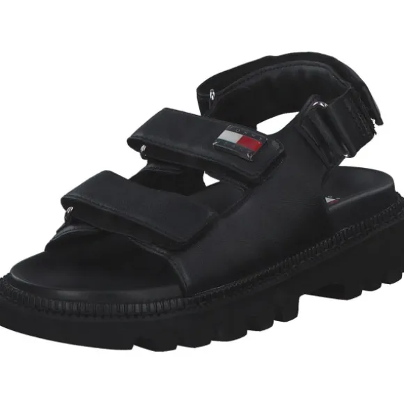 Tommy Hilfiger EN0EN02461, Keilsandaletten, Damen, Schwarz