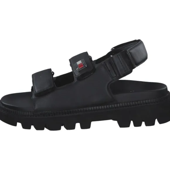 Tommy Hilfiger EN0EN02461, Keilsandaletten, Damen, Schwarz
