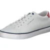 Tommy Hilfiger FM0FM05110YBH TH HI VULC LOW CORE, Klassische- & Business Schuhe, Herren, Weiß