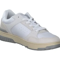 Tommy Hilfiger FM0FM05215YBS TH BASKET STREET LTH, Klassische- & Business Schuhe, Herren, Weiß (Whit