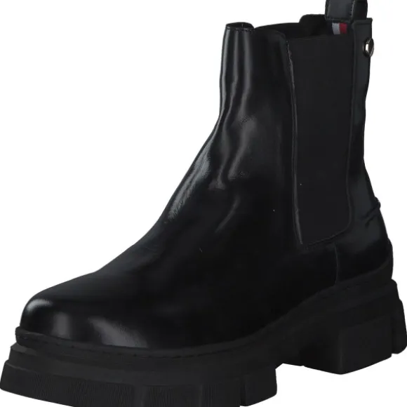 Tommy Hilfiger FW0FW06649, Chelsea Boots, Damen, black