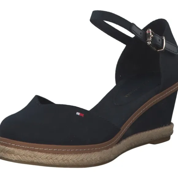 Tommy Hilfiger FW0FW04787, Keilpumps, Damen, Blau (Desert Sky)