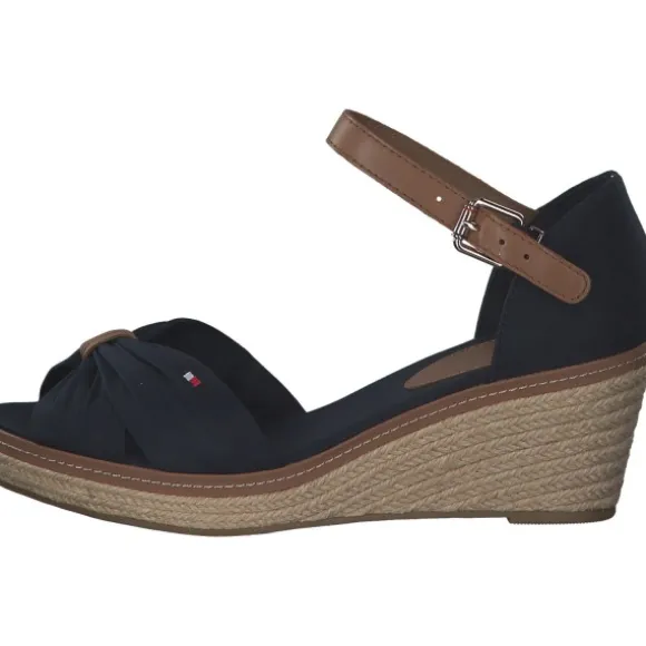 Tommy Hilfiger FW0FW00906, Keilsandaletten, Damen, midnight