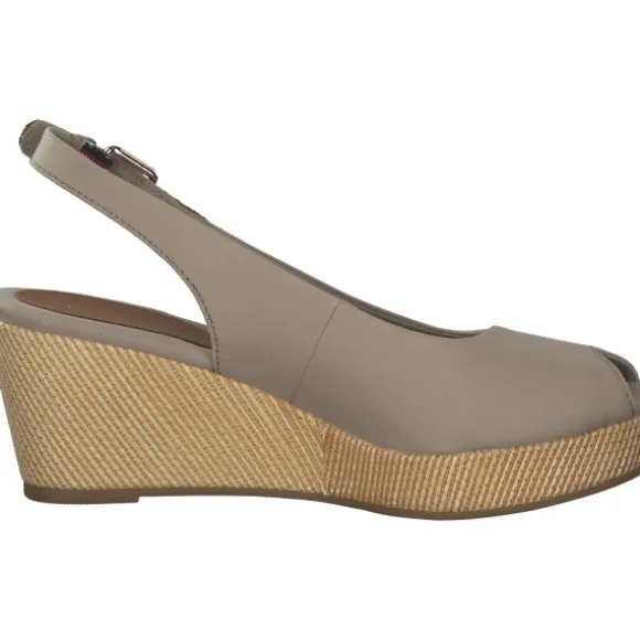 Tommy Hilfiger FW0FW04788, Keilsandaletten, Damen, Beige