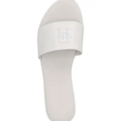 Tommy Hilfiger FW0FW07097, Pantoletten, Damen, Weiß