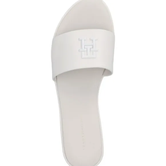 Tommy Hilfiger FW0FW07097, Pantoletten, Damen, Weiß