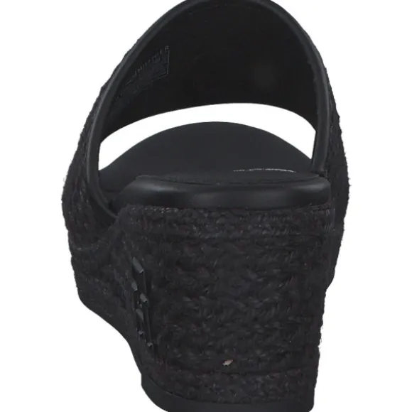 Tommy Hilfiger FW0FW07927, Plateau-Pantoletten, Damen, black