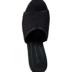 Tommy Hilfiger FW0FW07927, Plateau-Pantoletten, Damen, black