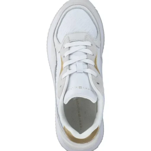 Tommy Hilfiger FW0FW07816, Schnürschuhe, Damen, Weiß