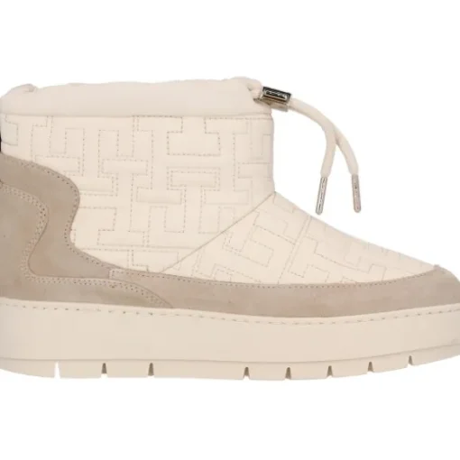 Tommy Hilfiger FW0FW07637, Winterstiefel, Damen, Weiß