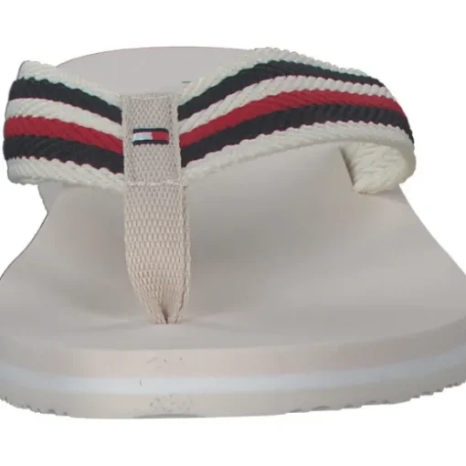 Tommy Hilfiger FW0FW07147, Zehentrenner, Damen, feather white