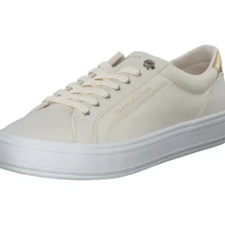 Tommy Hilfiger FW0FW07682-AEF Essential Vulc Canvas, Schnürschuhe, Damen, Beige