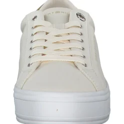 Tommy Hilfiger FW0FW07682-AEF Essential Vulc Canvas, Schnürschuhe, Damen, Beige