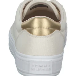Tommy Hilfiger FW0FW07682-AEF Essential Vulc Canvas, Schnürschuhe, Damen, Beige