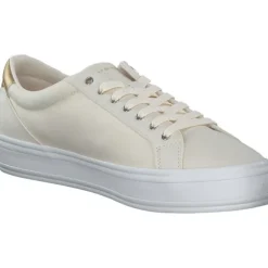Tommy Hilfiger FW0FW07682-AEF Essential Vulc Canvas, Schnürschuhe, Damen, Beige