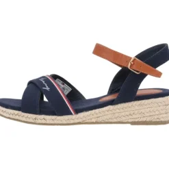 Tommy Hilfiger T3A7-32187, Keilsandaletten, Kinder, Blau