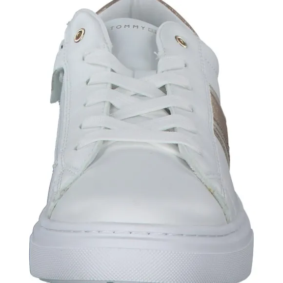 Tommy Hilfiger T3A9-32703, Schnürschuhe, Kinder, bianco/platino