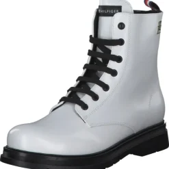 Tommy Hilfiger T4A5-32411, Schnürstiefeletten, Kinder, white