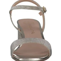 Unisa Kirk, Plateau-Sandaletten, Damen, platino