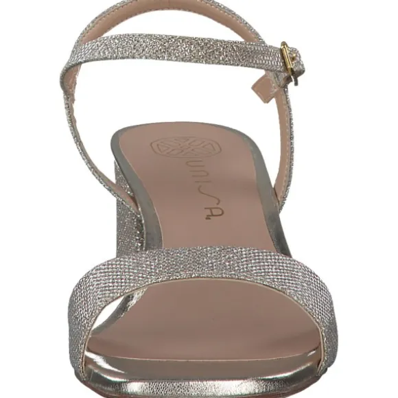 Unisa Kirk, Plateau-Sandaletten, Damen, platino