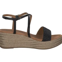 Unisa Kusi, Plateau-Sandaletten, Damen, schwarz