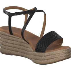 Unisa Kusi, Plateau-Sandaletten, Damen, schwarz