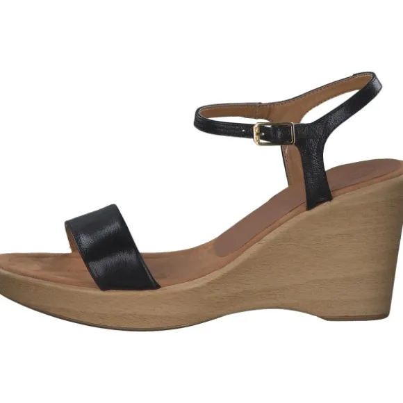 Unisa Rita, Plateau-Sandaletten, Damen, black