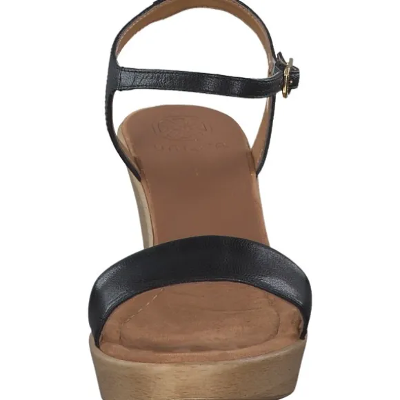 Unisa Rita, Plateau-Sandaletten, Damen, black