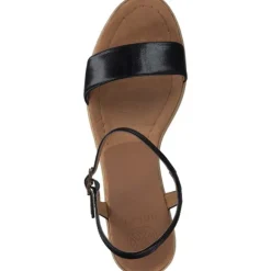 Unisa Rita, Plateau-Sandaletten, Damen, black