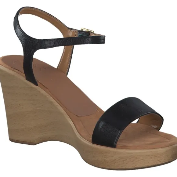 Unisa Rita, Plateau-Sandaletten, Damen, black