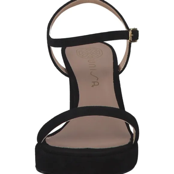 Unisa Soro, Plateau-Sandaletten, Damen, schwarz