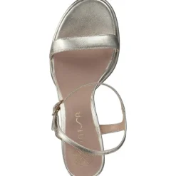 Unisa Soro, Plateau-Sandaletten, Damen, platino