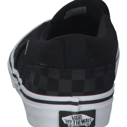 Vans Asher Checkers VN000VH0, Sneakers Low, Kinder, Schwarz