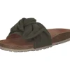 Verbenas Roxy Velour 330047, Plateau-Pantoletten, Damen, Schwarz