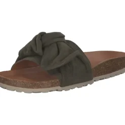 Verbenas Roxy Velour 330047, Plateau-Pantoletten, Damen, Schwarz