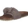 Verbenas Roxy Velour 330047, Plateau-Pantoletten, Damen, piedra