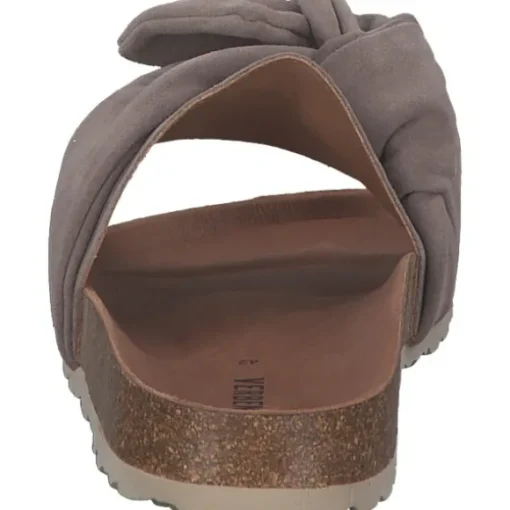 Verbenas Roxy Velour 330047, Plateau-Pantoletten, Damen, piedra
