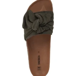 Verbenas Roxy Velour 330047, Plateau-Pantoletten, Damen, Schwarz