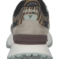 Victoria 8807103-10 RUSH-METAL GLITTER, Schnürschuhe, Damen, Negro/Black