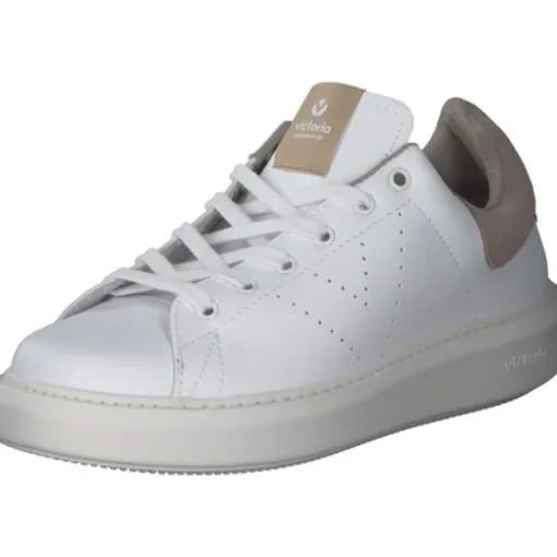 Viktoria 1263101, Sneakers Low, Damen, Beige/Weiß