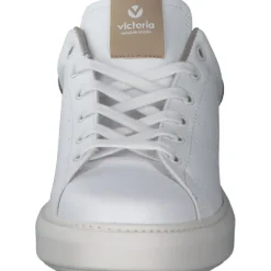Viktoria 1263101, Sneakers Low, Damen, Beige/Weiß