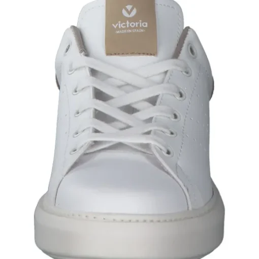 Viktoria 1263101, Sneakers Low, Damen, Beige/Weiß