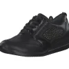Waldläufer 980006-407/001, Schnürschuhe, Damen, schwarz-lack