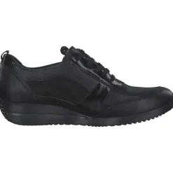 Waldläufer 980006-407/001, Schnürschuhe, Damen, schwarz-lack