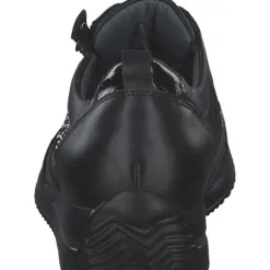 Waldläufer 980006-407/001, Schnürschuhe, Damen, schwarz-lack