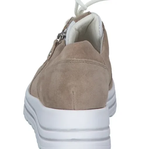 Waldläufer 758008-203/230, Schnürschuhe, Damen, TAUPE WEISS