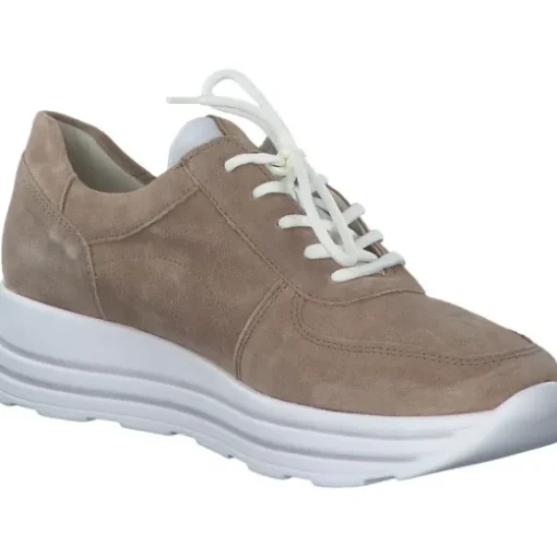 Waldläufer 758008-203/230, Schnürschuhe, Damen, TAUPE WEISS