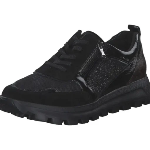 Waldläufer 993H01-600/505 Ajala H, Schnürschuhe, Damen, schwarz moro