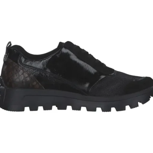 Waldläufer 993H01-600/505 Ajala H, Schnürschuhe, Damen, schwarz moro